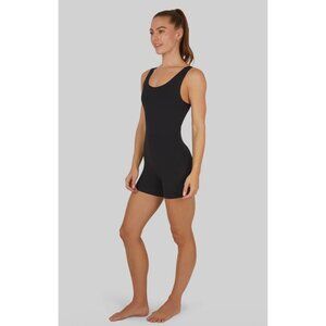 Yogalicious Lux Core Endurance Romper XL Black Polyester/Spandex
